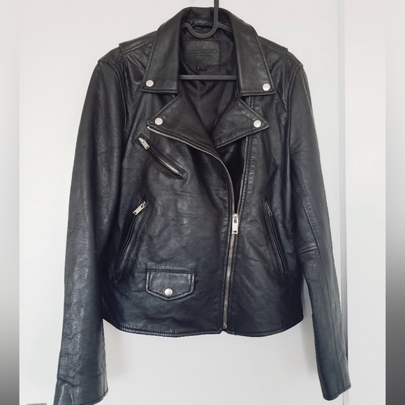 LEATHER MOTO JACKET - Picture 4 of 6